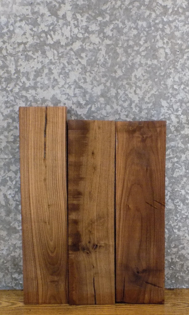 3- Kiln Dried Rustic Black Walnut Craft Pack/Lumber Boards 11111-11113