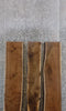 Thumbnail for 3- Bookmatched Black Walnut DIY Live Edge Kitchen Table Top Slabs 1118-1120