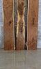 Thumbnail for 3- Bookmatched Black Walnut DIY Live Edge Kitchen Table Top Slabs 1118-1120