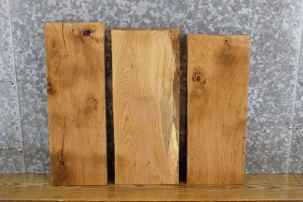 3- White Oak Salvaged Kiln Dried Lumber/Craft Pack/Shelf Slabs 11469-11471