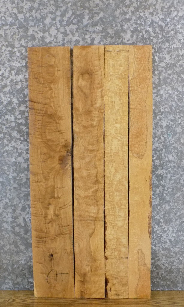 4- Figured White Oak Kiln Dried Rustic Lumber Boards/Craft Pack 11726-11727