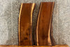 Thumbnail for 2- Salvaged Black Walnut Live Edge Shelves/End Table Top 13081-13082