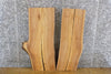 Thumbnail for 3- Bookmatched Live Edge Elm Split Board/End Table Top Slabs 13085-13086