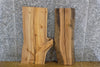 Thumbnail for 3- Bookmatched Live Edge Elm Split Board/End Table Top Slabs 13085-13086