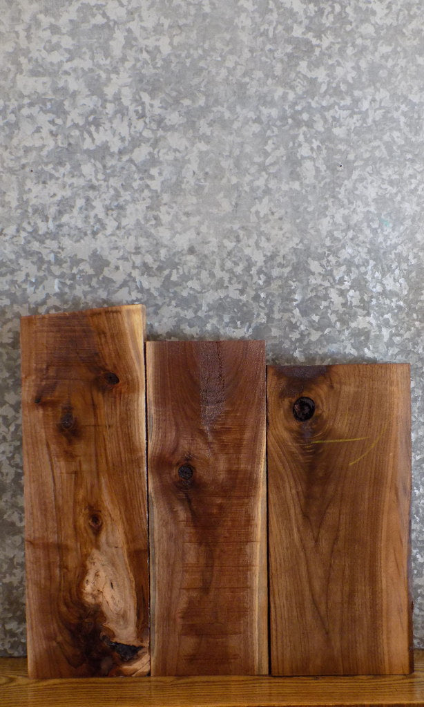 3- Kiln Dried Salvaged Black Walnut Lumber Boards/Craft Pack 13279-13281