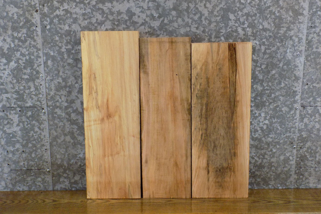 3- Maple Reclaimed Kiln Dried Lumber Boards/Wood Shelf Slabs 13756