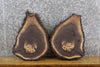 Thumbnail for 2- Natural Edge Black Walnut Round Cut Craft Pack Wood Slabs 14237-14238