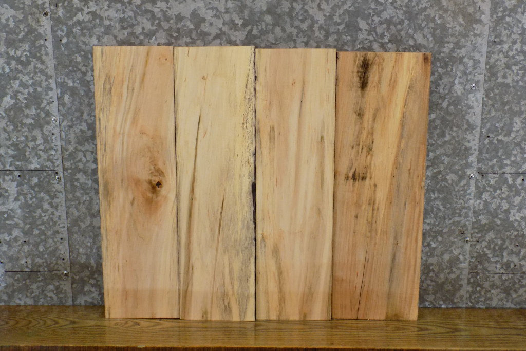 4- Kiln Dried Salvaged Maple Lumber Boards/Wood Shelf Slabs 14748-14749