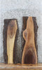 Thumbnail for 2- Natural Edge Black Walnut End Table Top Slabs 1674-1675