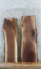 Thumbnail for 2- Natural Edge Black Walnut End Table Top Slabs 1674-1675