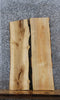 Thumbnail for 2- Live Edge Ash Book Shelf/Cutting Board Slabs 734-735