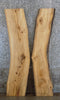 Thumbnail for 2- Bookmatched Rustic Live Edge Hackberry River Slabs CLOSEOUT 20307-20308