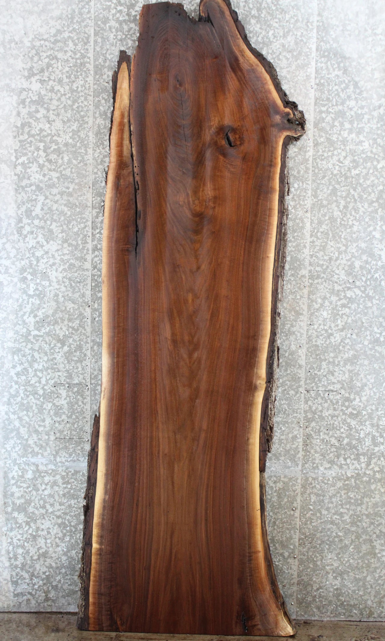 Black Walnut Live Edge Conference Table Slab 20377