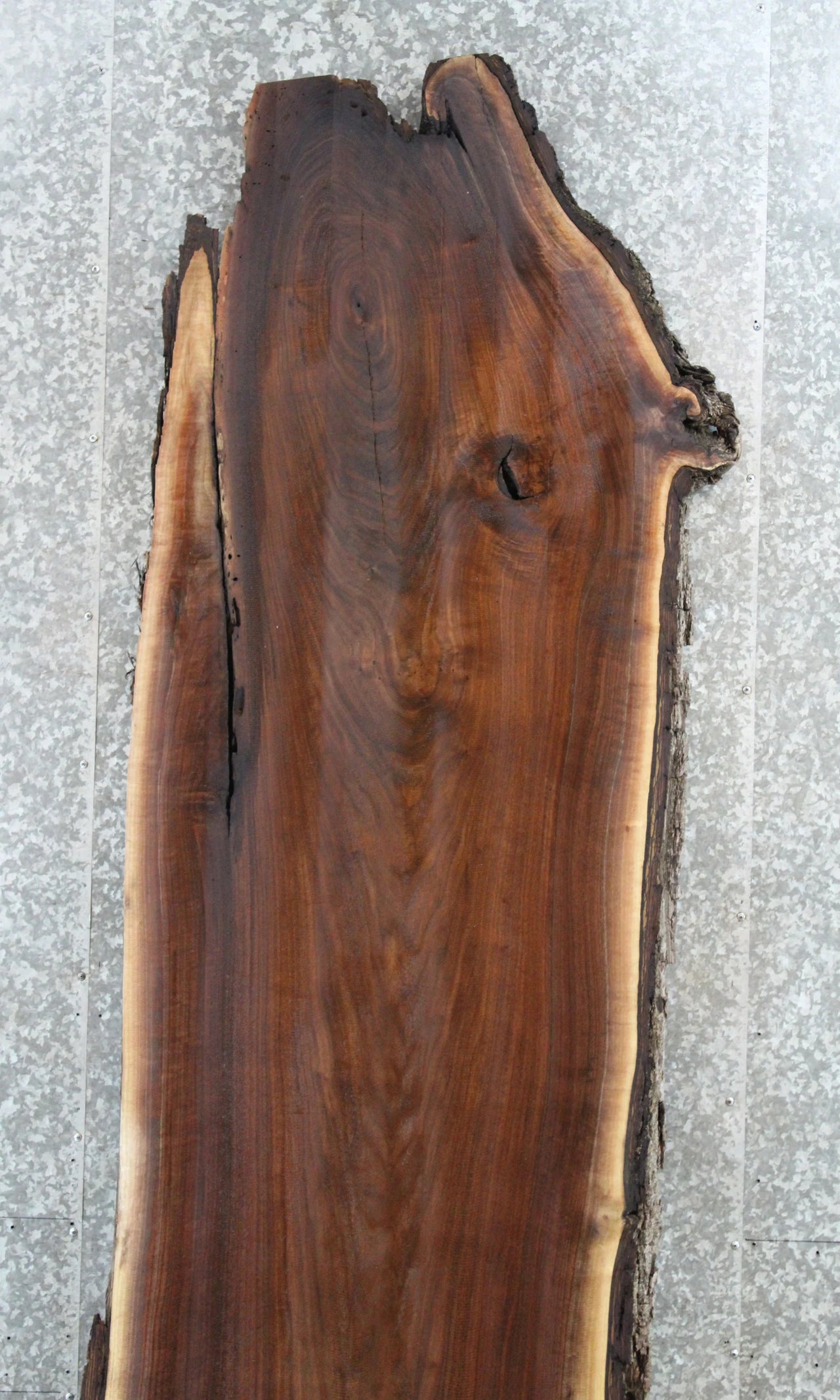 Black Walnut Live Edge Conference Table Slab 20377