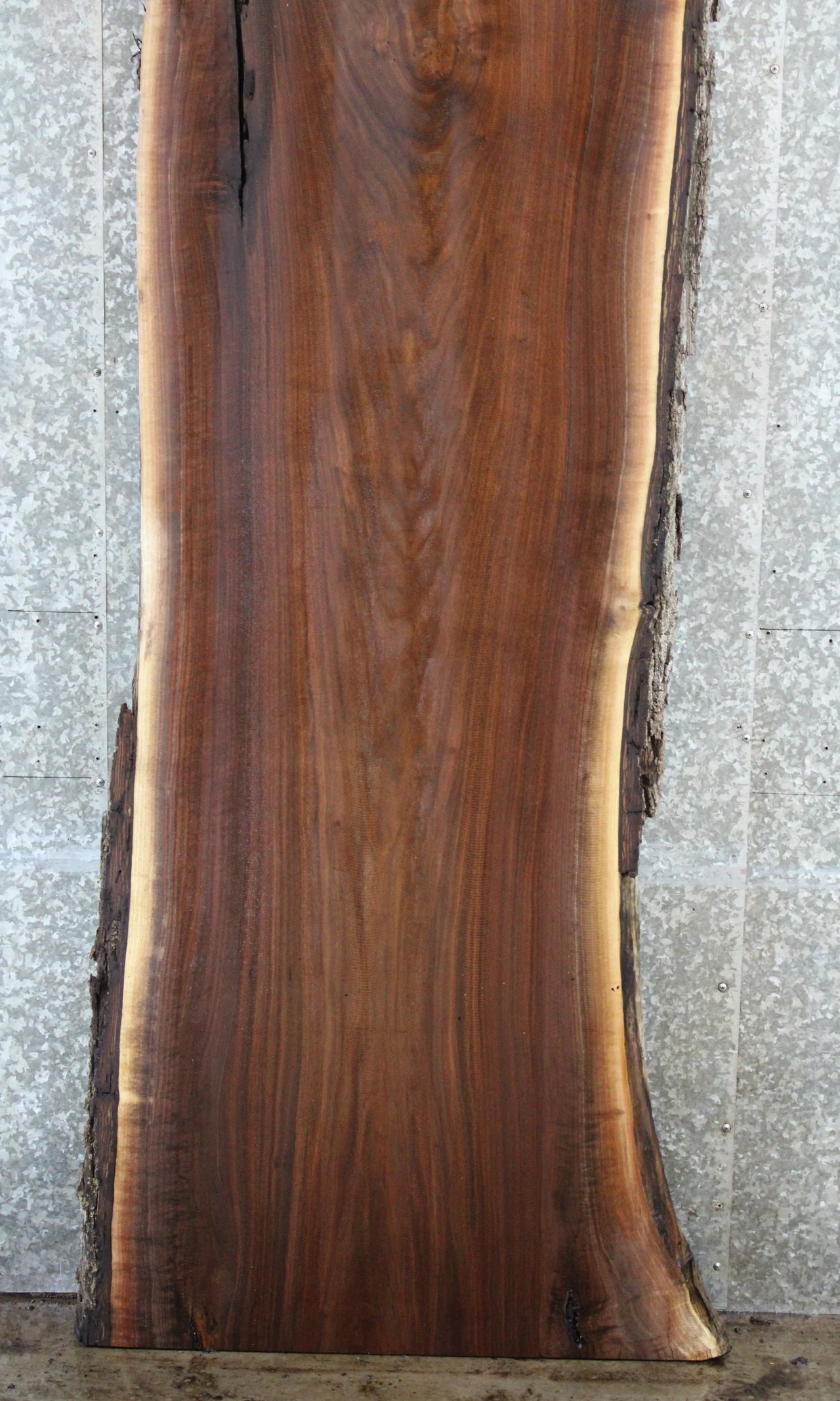 Black Walnut Live Edge Conference Table Slab 20377