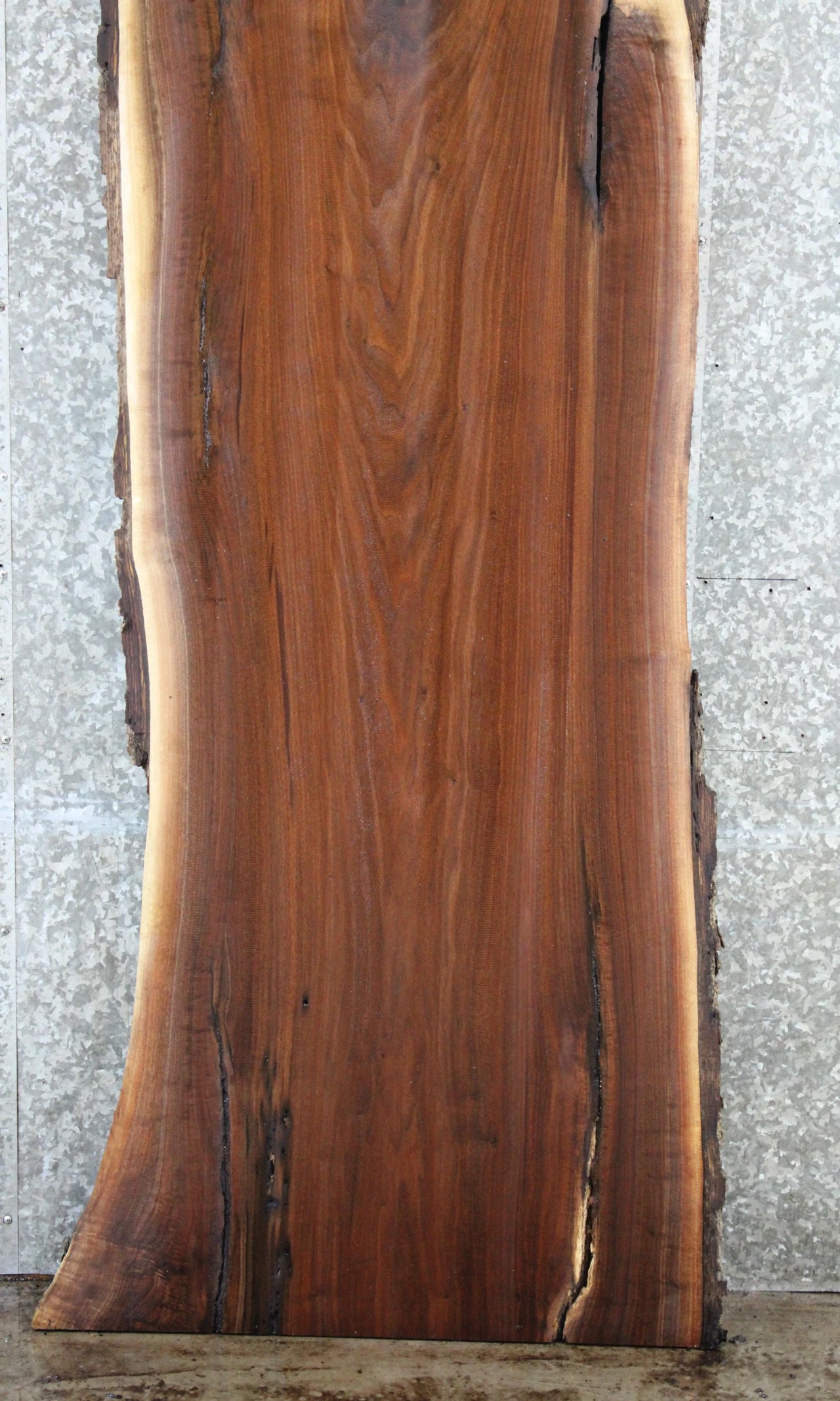 Black Walnut Live Edge Conference Table Slab 20377