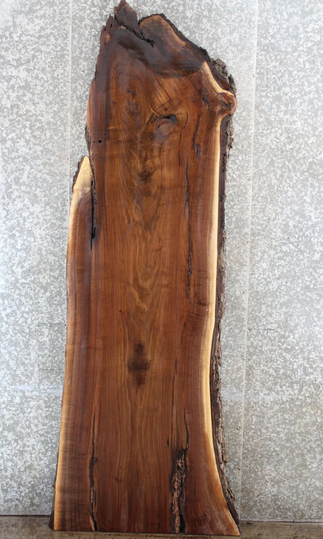 Black Walnut Live Edge Table Top Slab 20378