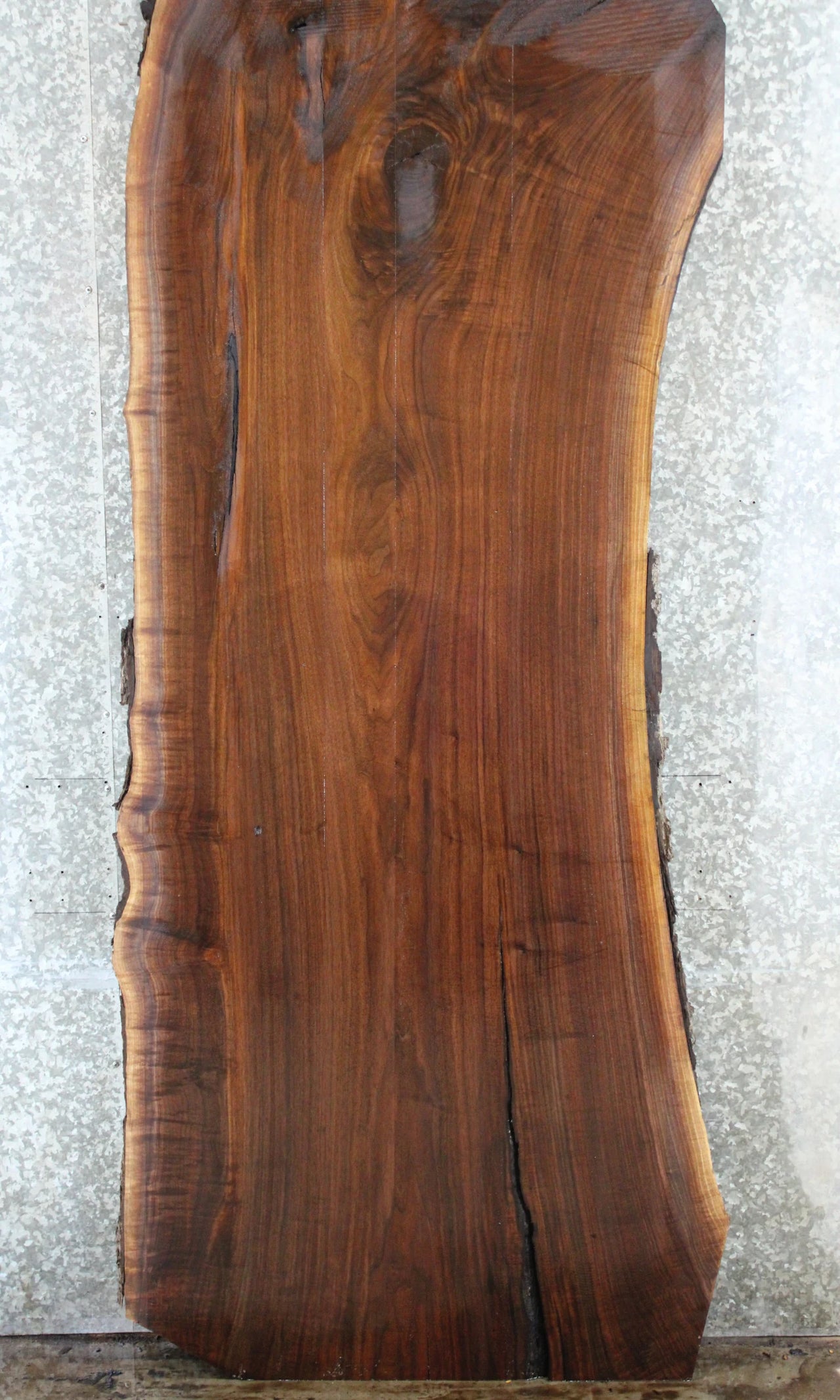 Rustic Live Edge Black Walnut Kitchen/Dining Table Top 20399