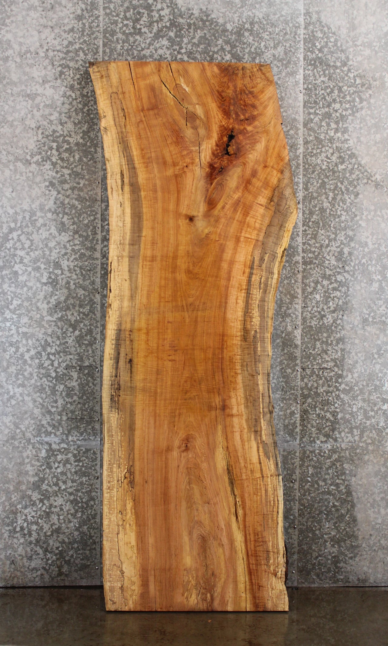 Maple Live Edge Conference Table Top/Bar Top Slab 20403