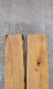 Thumbnail for 2- Rustic Natural Edge Ash Bookmatched Dining Table Top Slabs 20454-20455