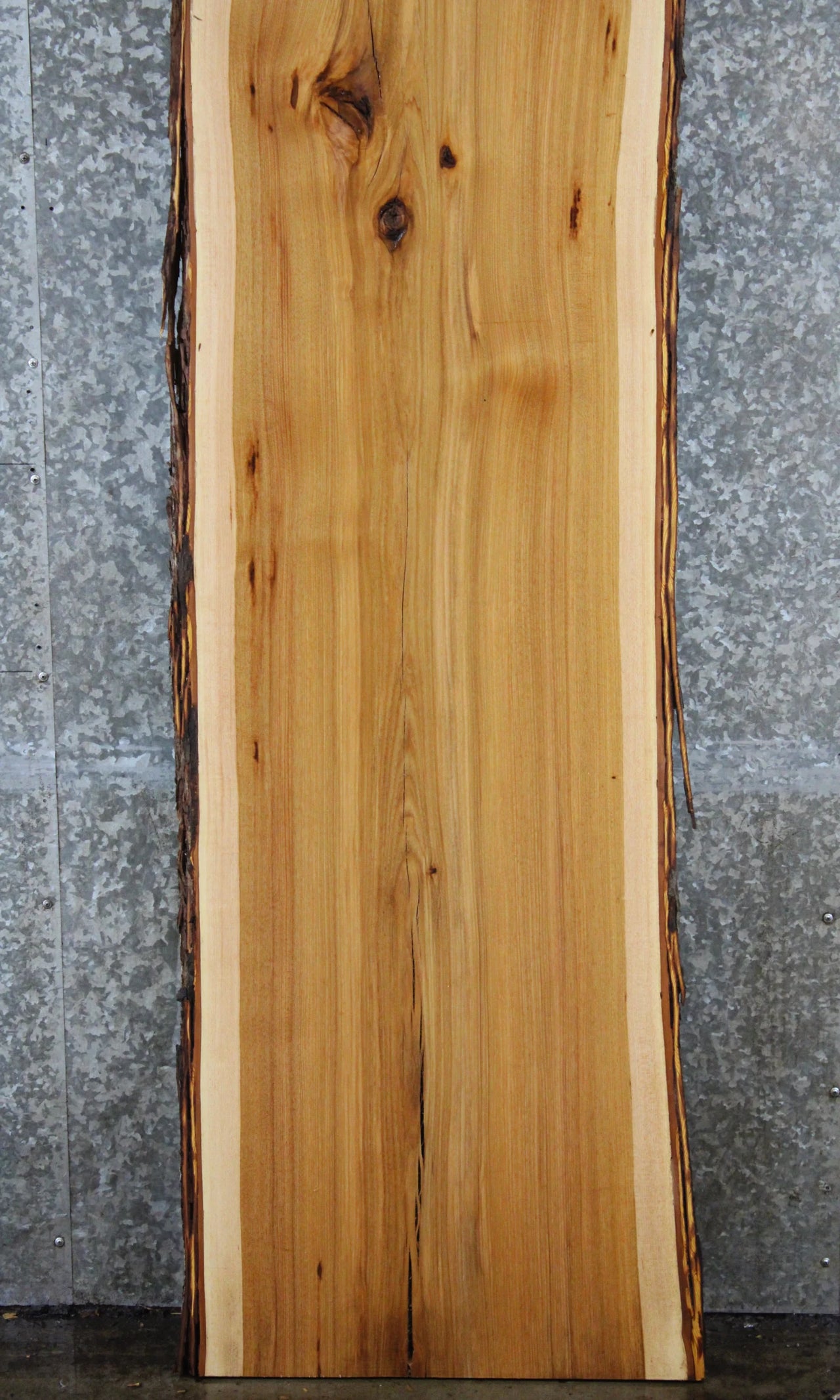 Live Edge Hickory Bar Top Slab 20536