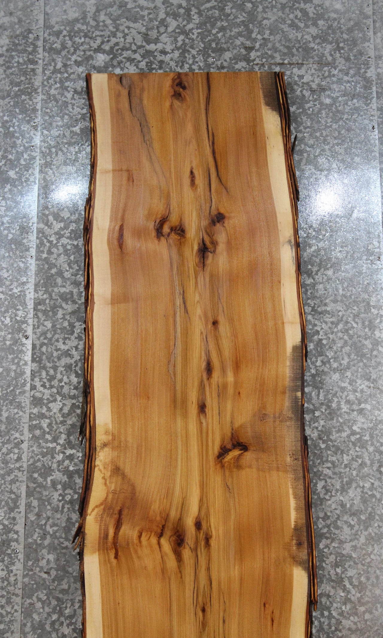 Live Edge Hickory Bar Top Slab 20536