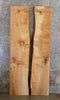 Thumbnail for 2- Bookmatched Live Edge Maple Dining Table Top Slabs 20570-20571