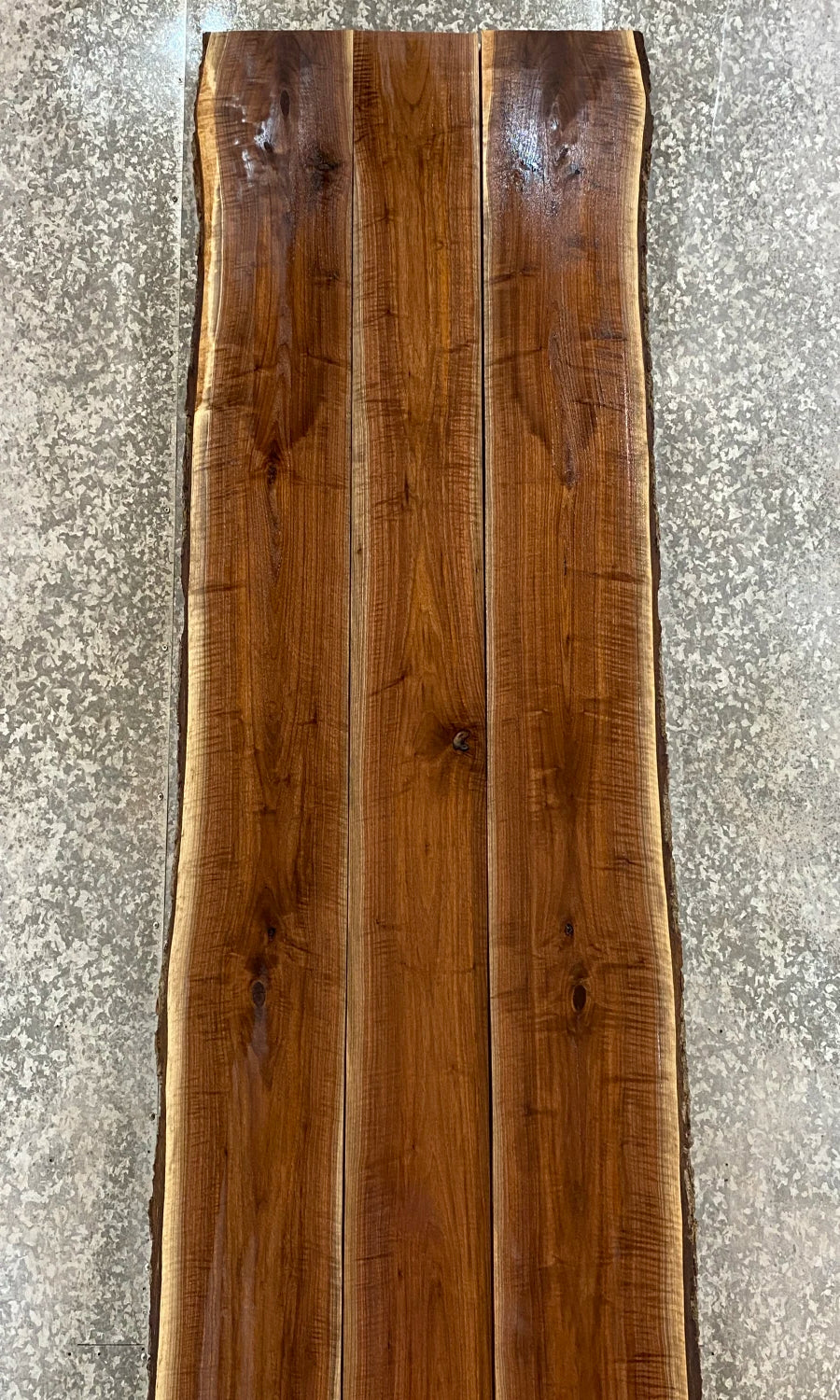 3- Live Edge Black Walnut Dining/Conference Table Top Slab Set 20574-20576