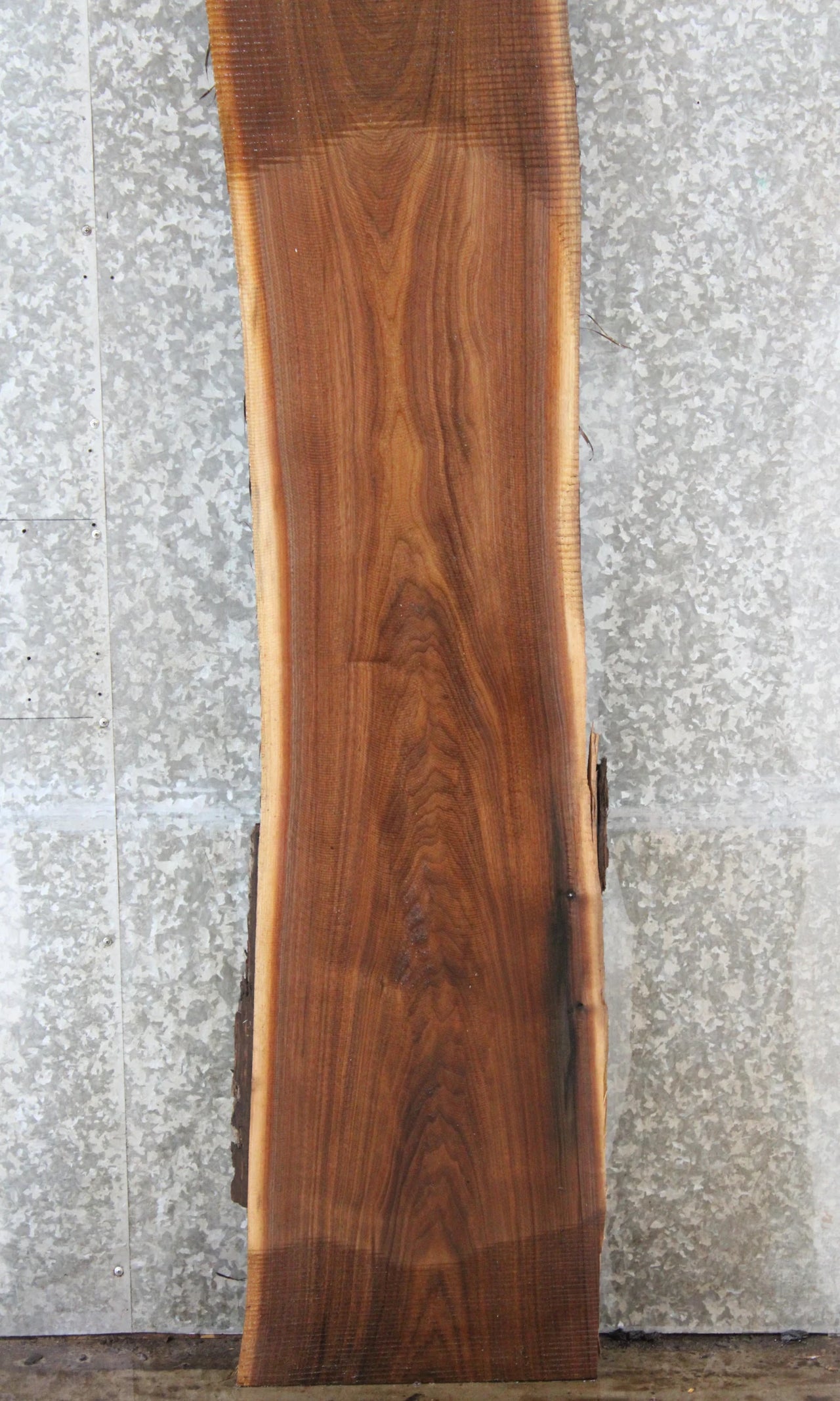 Salvaged Live Edge Black Walnut Bar Top Slab 20584