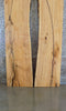 Thumbnail for 2- Rustic Live Edge Ash Bookmatched Dining Table Top Slabs 20588-20589