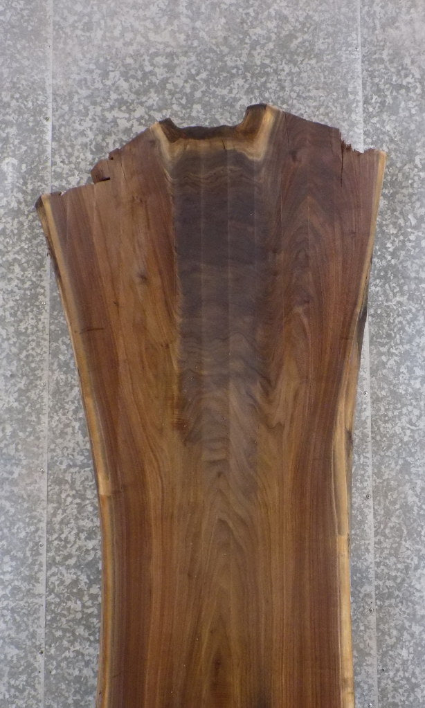 Salvaged Live Edge Black Walnut Bar/Table Top Wood Slab 20624