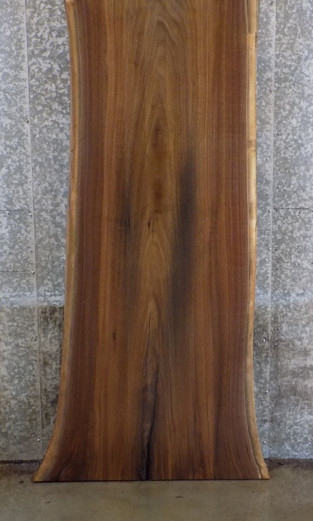 Salvaged Live Edge Black Walnut Bar/Table Top Wood Slab 20624