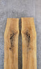 Thumbnail for 2- Salvaged Live Edge Ash Bookmatched River Table Top Slabs 20639-20640