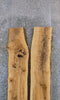 Thumbnail for 2- Salvaged Live Edge Ash Bookmatched River Table Top Slabs 20639-20640