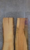 Thumbnail for 2- Live Edge Ash Rustic Bookmatched Pond Table Top Slabs 20650-20651