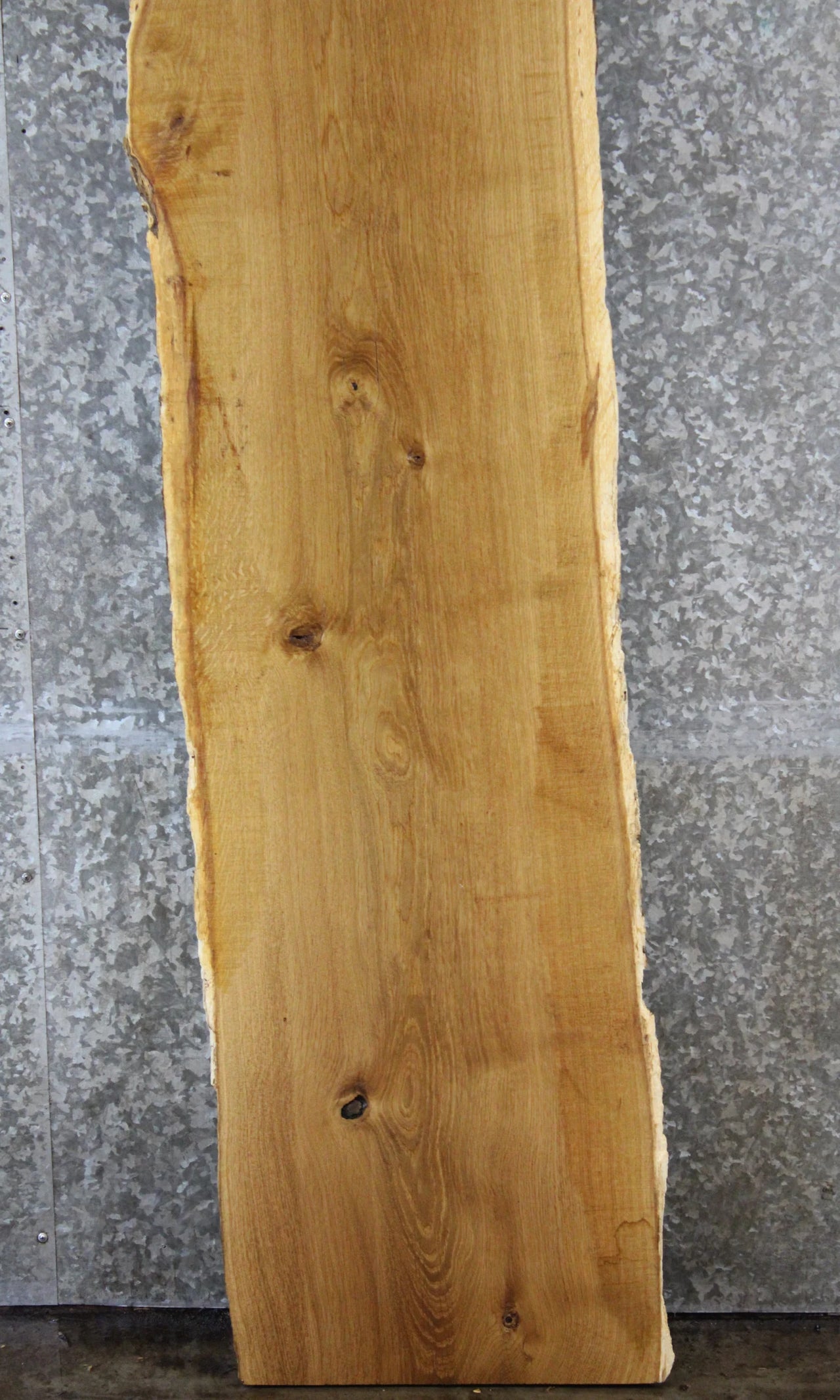 Rustic Live Edge White Oak Bar Top Slab 264