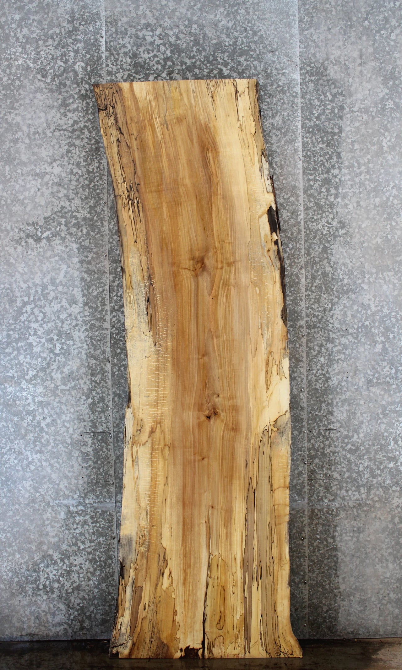 Live Edge Maple Bar Top Slab, Live Edge Countertop 266