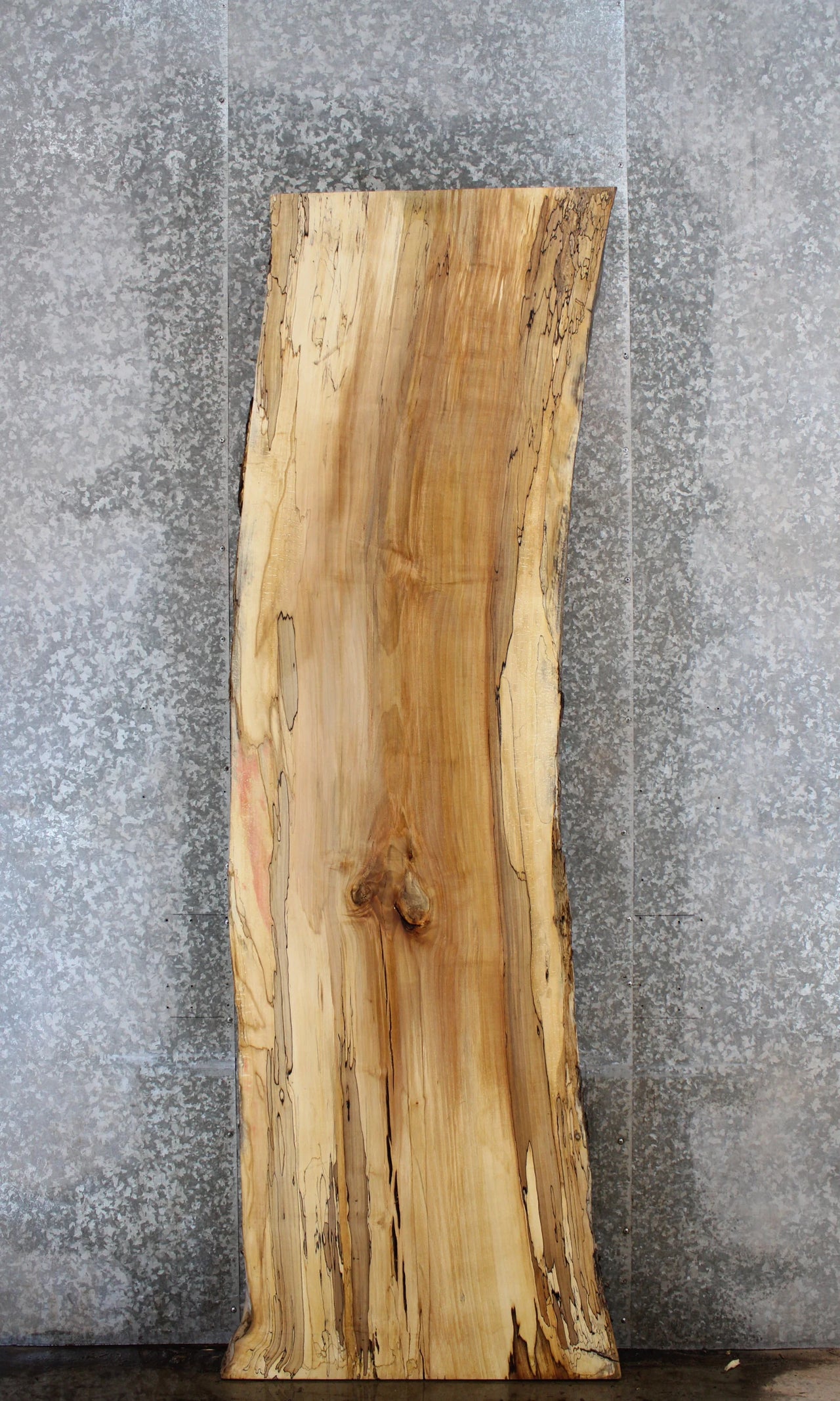 Live Edge Maple Bar Top Slab, Live Edge Countertop 266