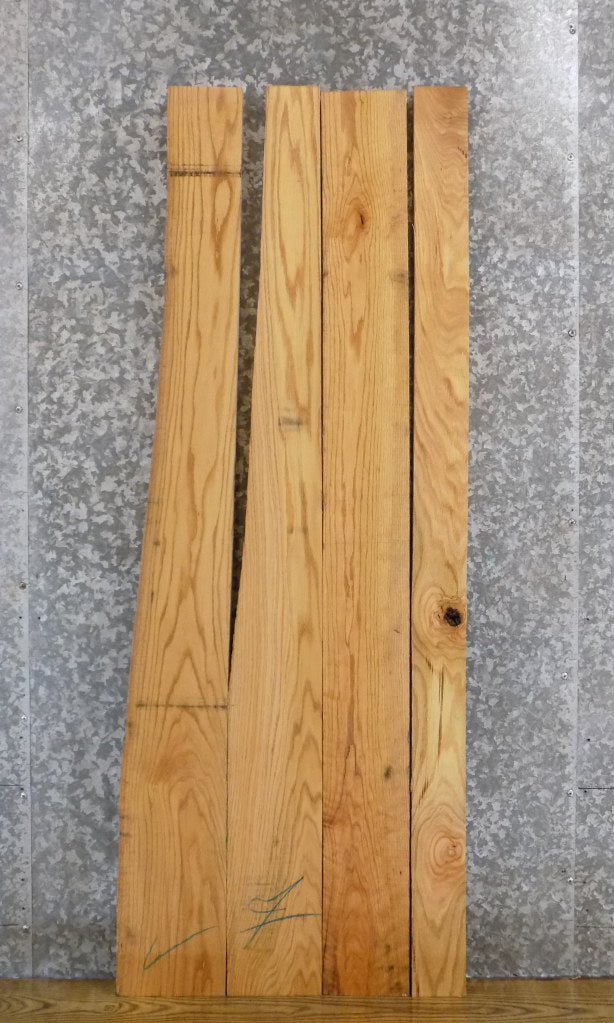 4- Kiln Dried Salvaged White Oak Lumber Pack/Wood Shelf Slabs 30100