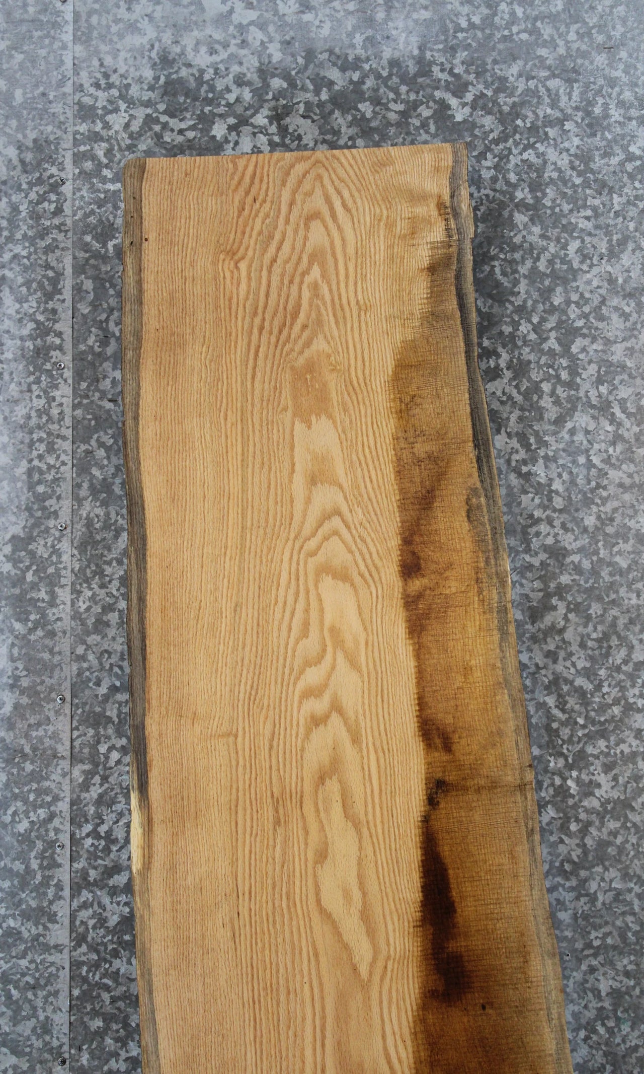 Natural Edge Red Oak Bar Top Slab 301