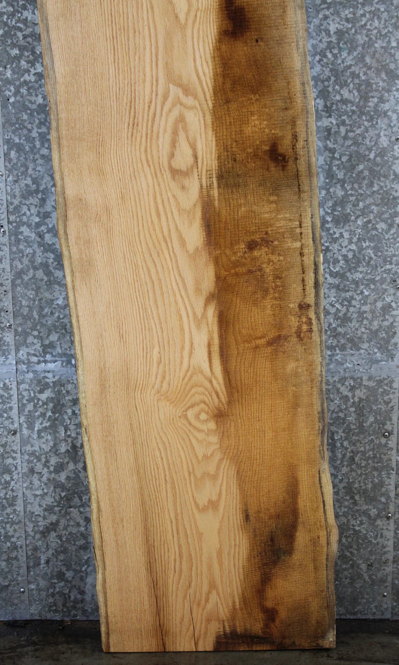 Natural Edge Red Oak Bar Top Slab 301