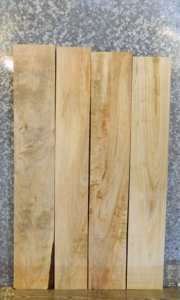 4- Rustic Kiln Dried Clear Maple Lumber Boards 32822-32825