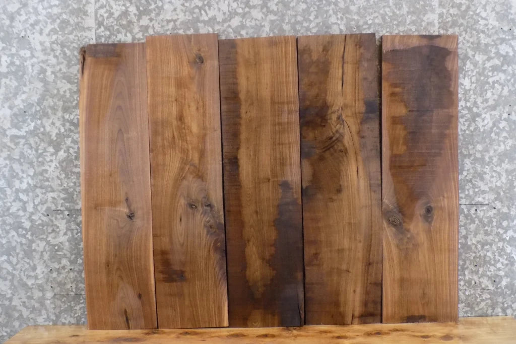 5- Kiln Dried Black Walnut Craftwood Pack/Lumber Boards # 32849,32866-32869