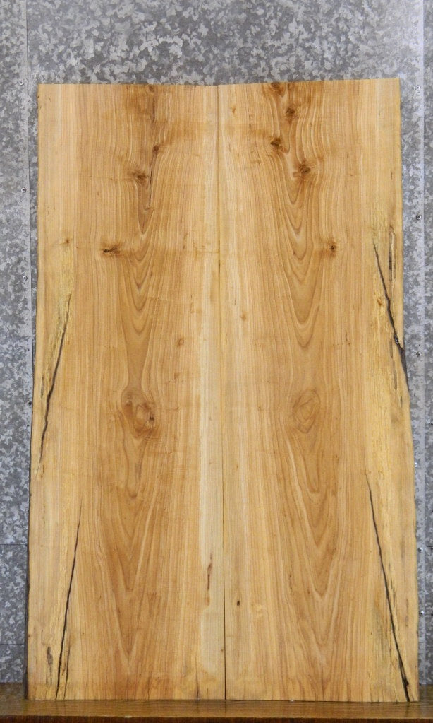 2- Live Edge Ash Office/Computer Desk Top Slabs CLOSEOUT 39040-39041