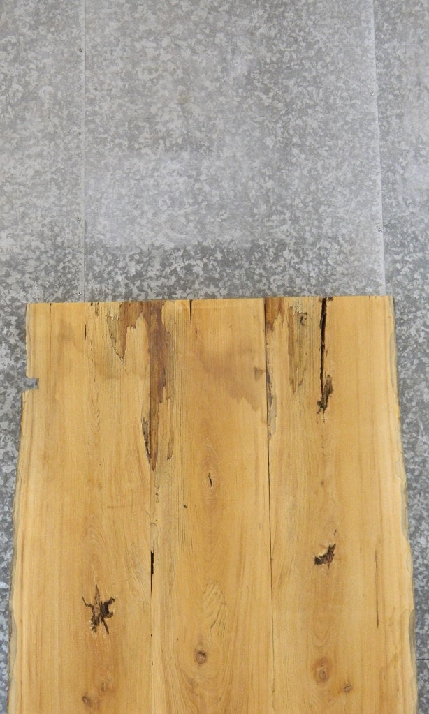 3- Live Edge Bookmatched Hackberry Kitchen Table Slabs CLOSEOUT 39044-39046