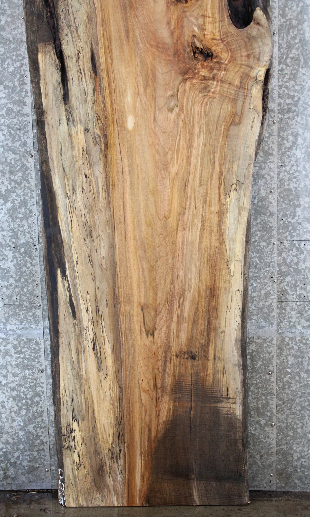 Live Edge Maple Conference Table Top Slab, Solid Wood 39119