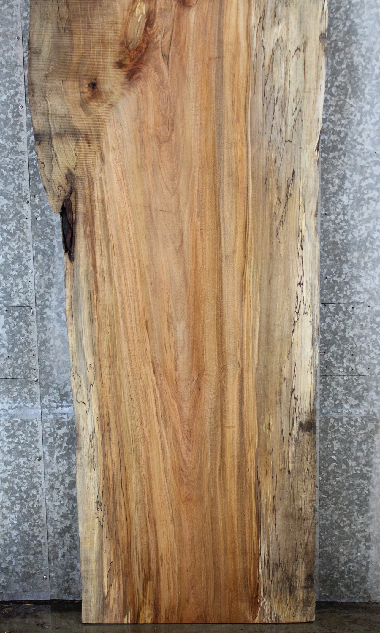 Live Edge Maple Conference Table Top Slab, Solid Wood 39119