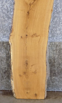 Thumbnail for Natural Edge White Oak Sofa Table Top Wood Slab CLOSEOUT 39144
