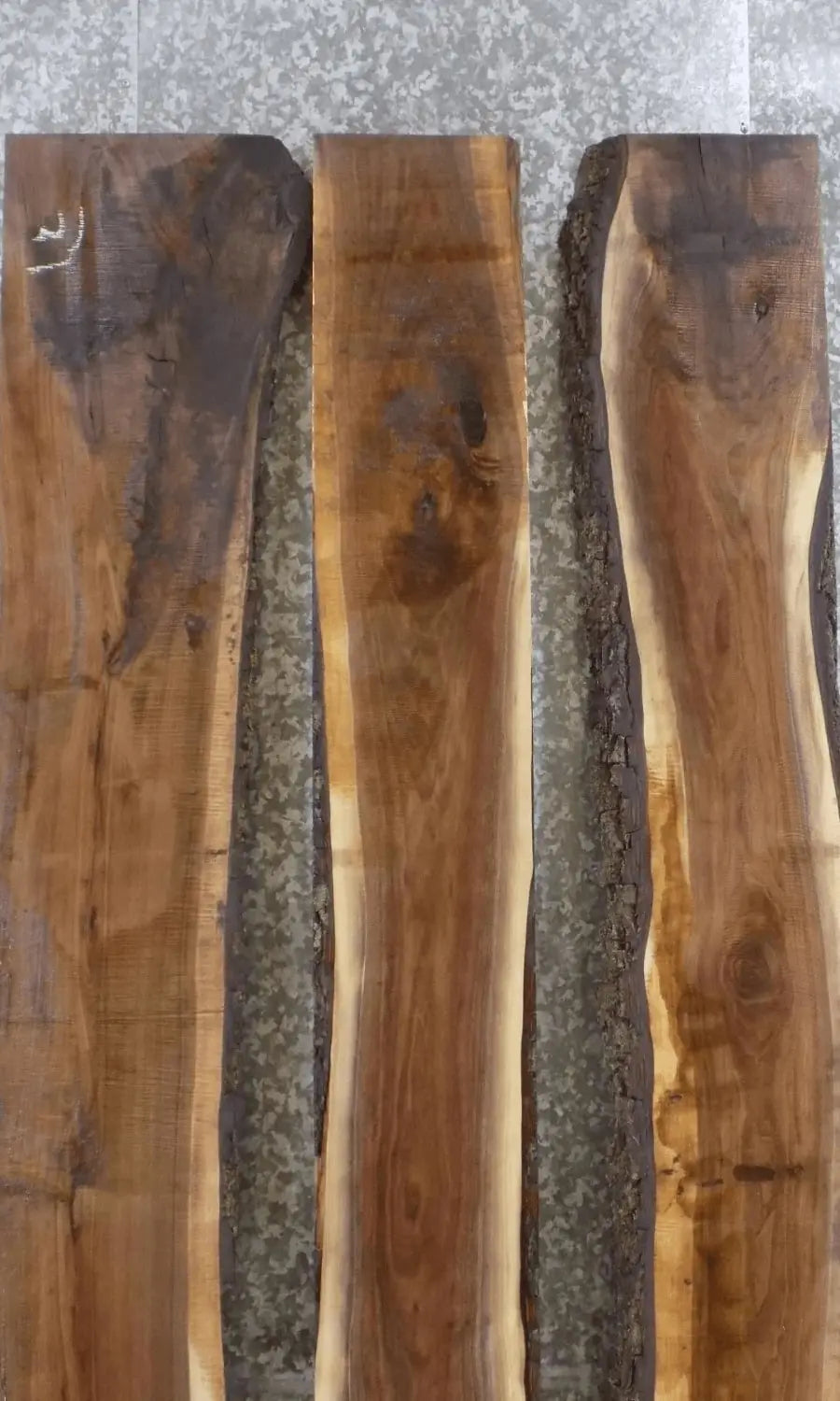 3- Live Edge Black Walnut Dining Room/Kitchen Table Slabs 39183-39185