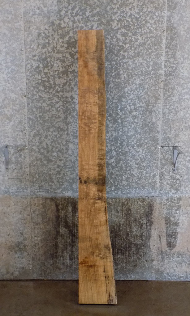 Thick Cut Red Oak Partial Live Edge Mantel Wood Slab CLOSEOUT 39433